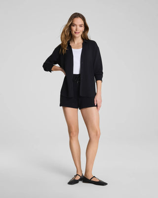 Spanx AirEssentials Oversized Button Down - Very Black