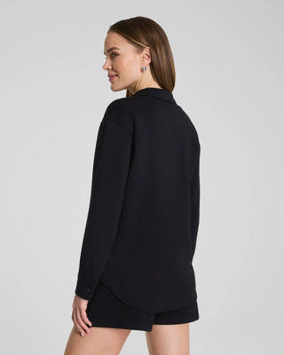 Spanx AirEssentials Oversized Button Down - Very Black