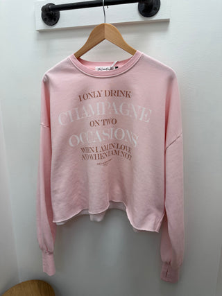 The Laundry Room Champagne Occasions- Crop Jumper- Blush