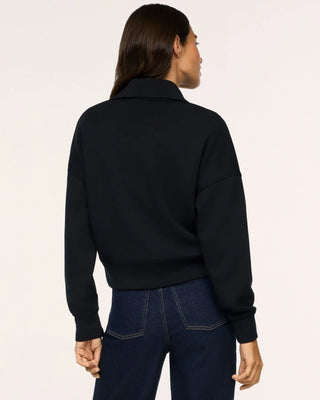 Spanx AirEssential Rugby Collared Shirt // Very Black