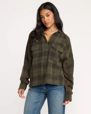 Coastal Breeze Long Sleeve Shirt / Black / Billabong