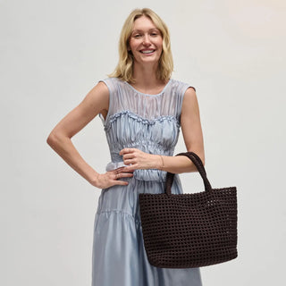 Ambrosia Medium Tote - Chocolate // Sol & Selene