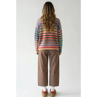 Willa Rainbow Mock Neck Sweater