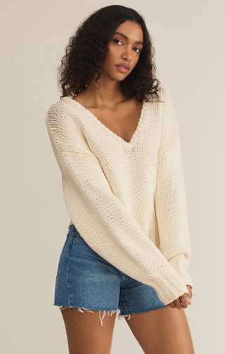 Z Supply Vida Sweater - Sea Salt