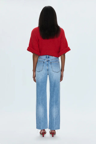 Pistola Micah Crewneck Sweater-Ruby