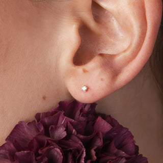 Petite CZ Gold Studs - 2mm // FYB