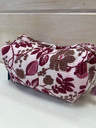Quilted Toiletry Bag - Large