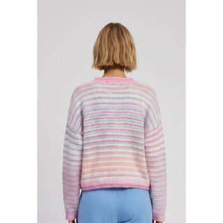 Lola Striped Cardigan - Strawberry Mix