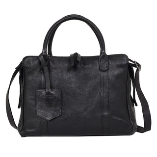 James Leather Crossbody Bag - Black