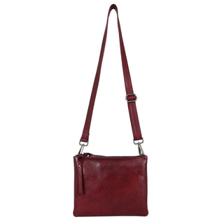 Jett Leather Crossbody - Brown