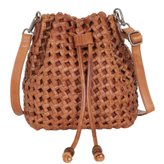 Catalina Leather Crossbody - Cognac