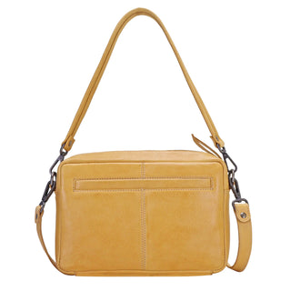 Draper Handcrafted Leather Crossbody Bag - Camel // Latico Leathers