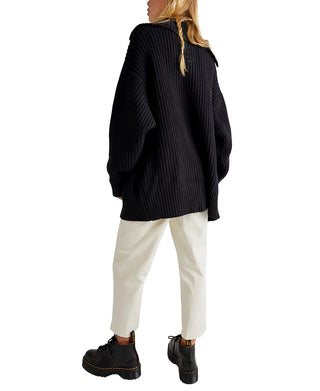 Free People Swim Too Deep Cardi / Black