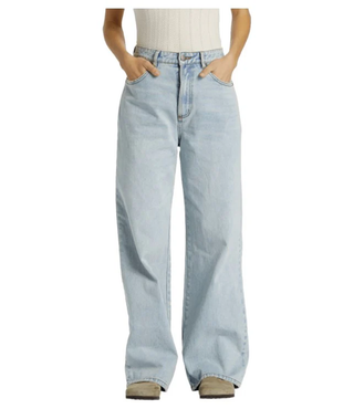 Billabong Aaliyah Baggy Denim Pant - Medium Denim