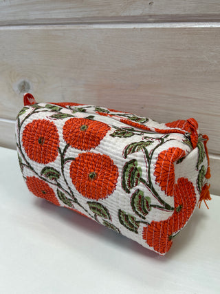 Quilted Toiletry Bag - Small