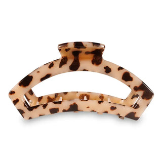 Open Hair Clip - Blonde Tortoise // Teleties