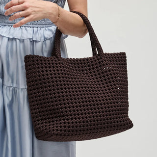 Ambrosia Medium Tote - Chocolate // Sol & Selene
