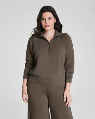 Spanx AirEssentials Half Zip - Mineral