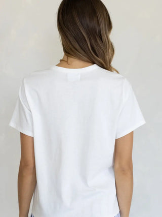 Enjoy the Little Things Tee - Gentle Spring - White