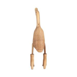 21" Wooden Duck w/ Rainboots