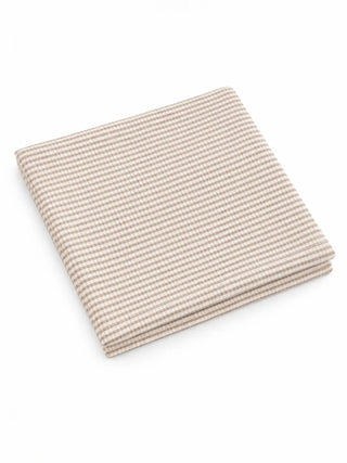 Tan Stripe Ribbed Swaddle