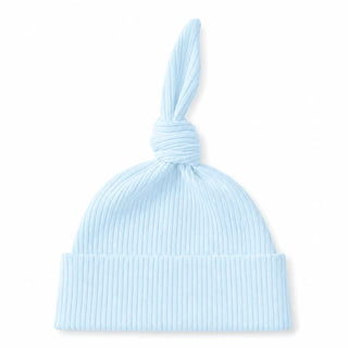 Baby Blue Ribbed Beanie - 0-3 months