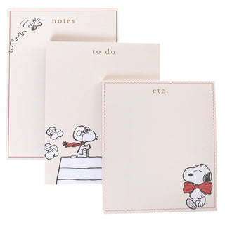 Peanuts Notepad Set of 3