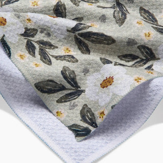 Painted Spring Flowers Tea Towel // Geometry