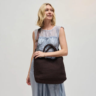 Ambrosia Medium Tote - Chocolate // Sol & Selene