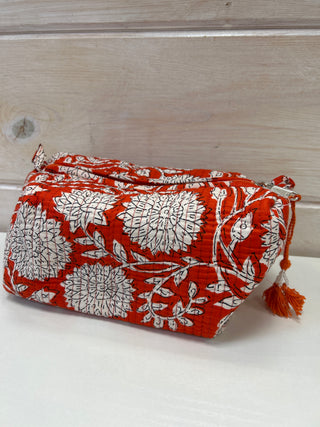 Quilted Toiletry Bag - Small
