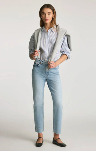 New York Straight Leg Jeans - Light Brushed Classic Blue // Mavi