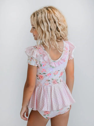 Kids Pale Pink Rose Dance Leo