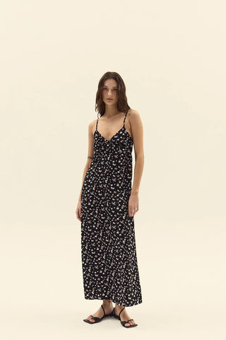 Rondella Dress - Black Printed // Dèluc