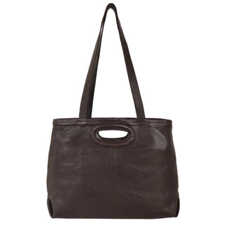 Orly Milled Leather Tote Bag - Cafe // Latico Leathers