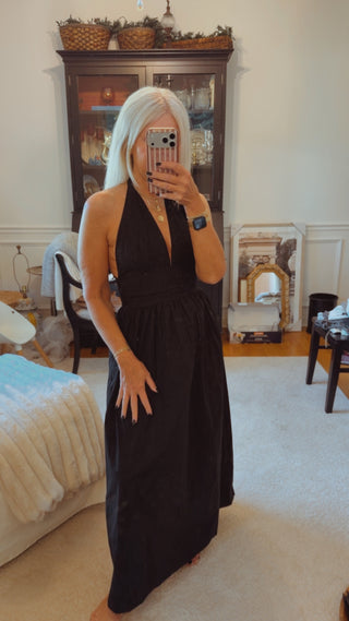 Cassis Dress - Black // Deluc
