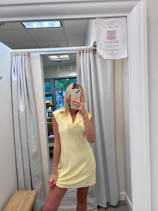 Sleeveless Terry Cloth Mini Dress-Needii