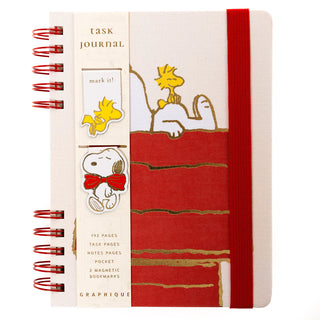 Peanuts Luxe Spiral Bound Task Journal