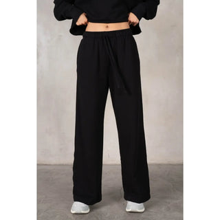 Wren Cotton Loop Terry Sweatpants - Black