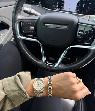 Chain Watchband Bracelet - Two Toned