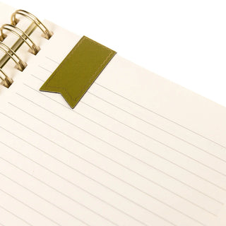 Olive Green Fabric-Bound Task Journal