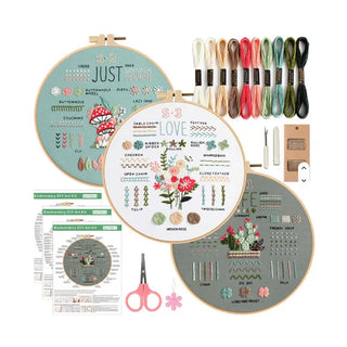 Just Love Life Embroidery Kit