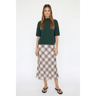 Aveda Mock Neck Short Sleeve - Hunter