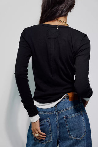 Jamie Henley Long Sleeve - Pitch Black // Free People
