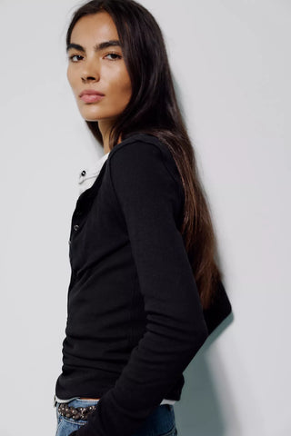 Jamie Henley Long Sleeve - Pitch Black // Free People