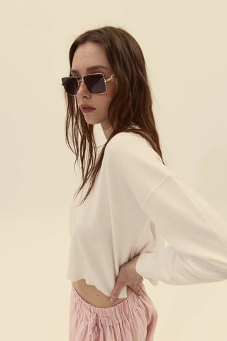 Polly Sweater - Pearl // Deluc