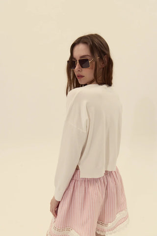 Polly Sweater - Pearl // Deluc