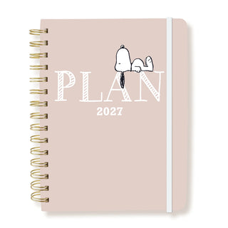 Peanuts 6 x 8 18 Month Spiral Bound Planner