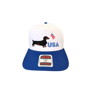 Red White & Woof Embroidered Hat