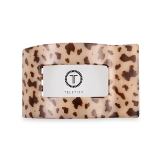 Flat Rectangle Hair Clip - Large - Blonde Tortoise // Teleties