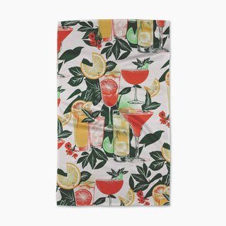 Summer Refreshments Tea Towel // Geometry